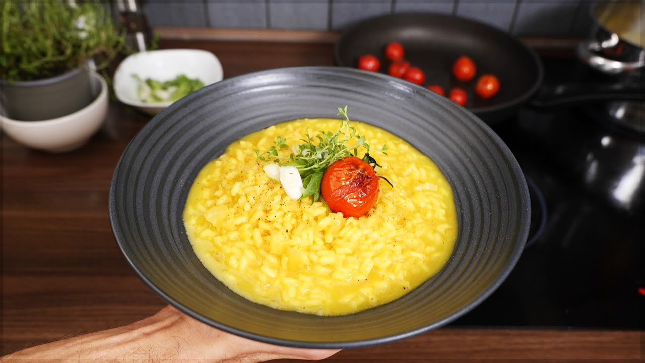 Cremiges Safran Risotto Rezept zum nachkochen