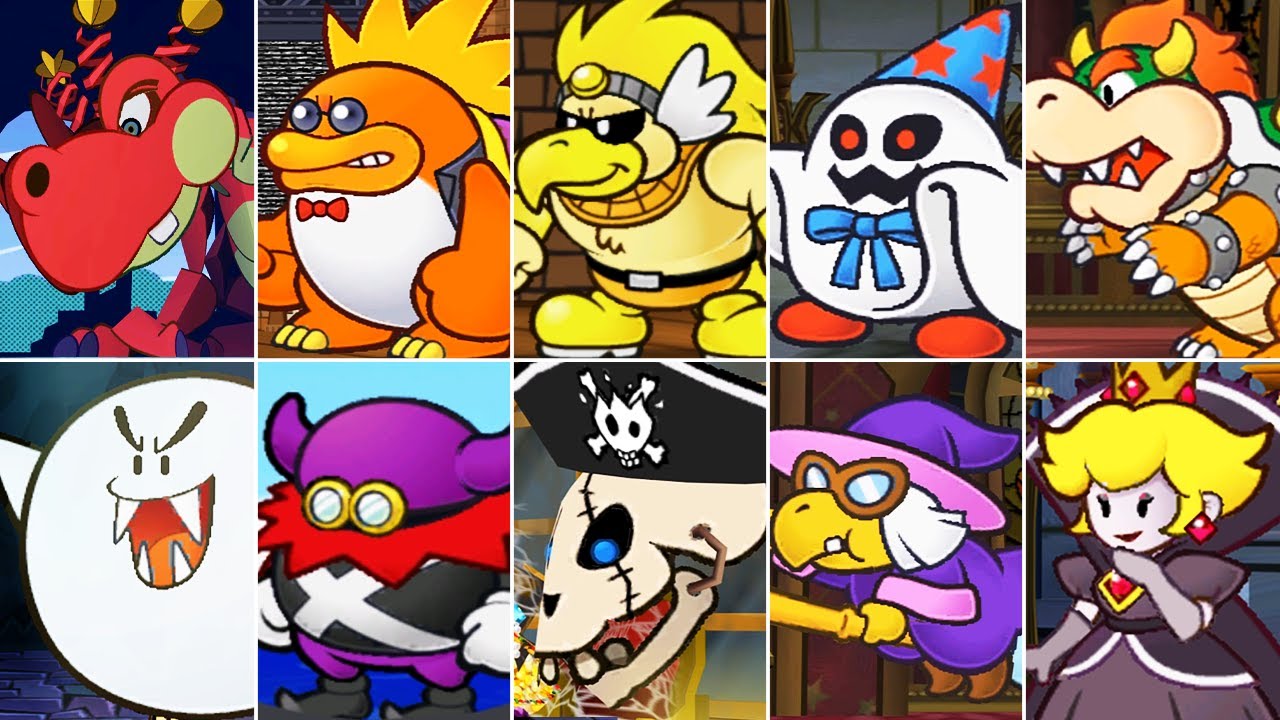 Paper Mario: The Thousand Year Door - All Bosses (No Damage)