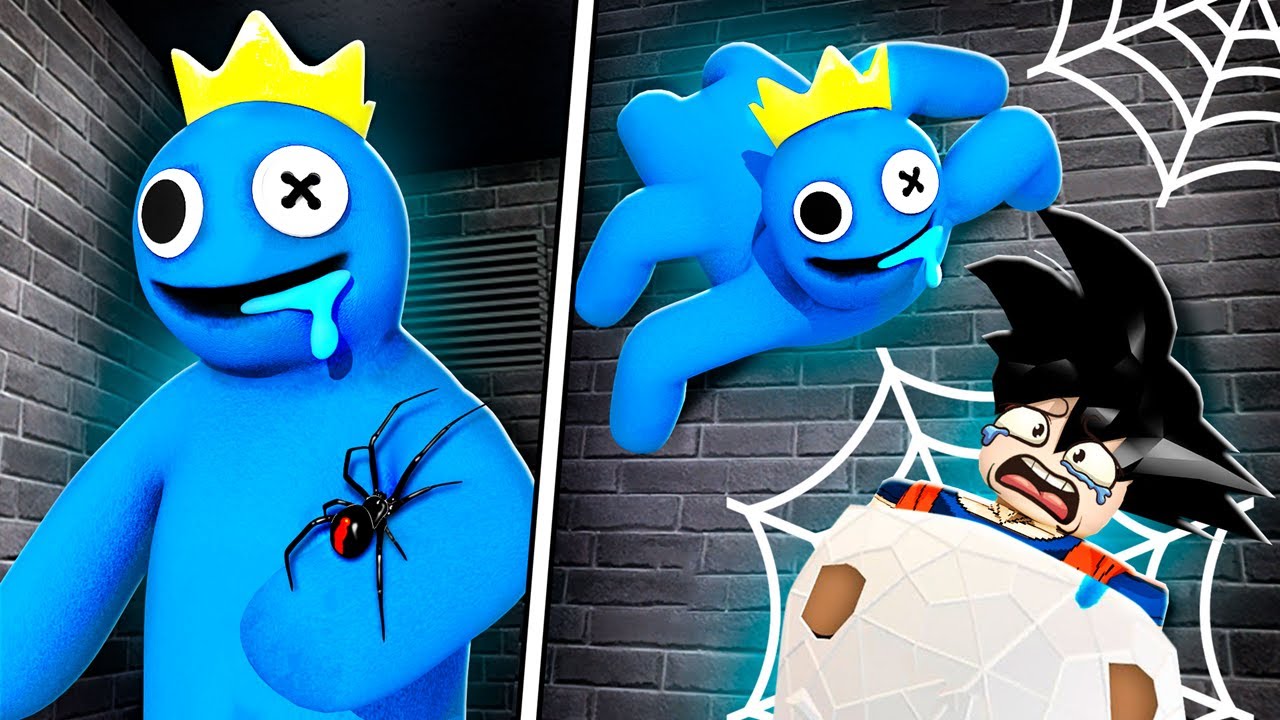 AZUL BABÃO VIROU UMA CENTOPEIA GIGANTE QUE COME JOGADORES NO ROBLOX!! (Centipede Rainbow Friends)