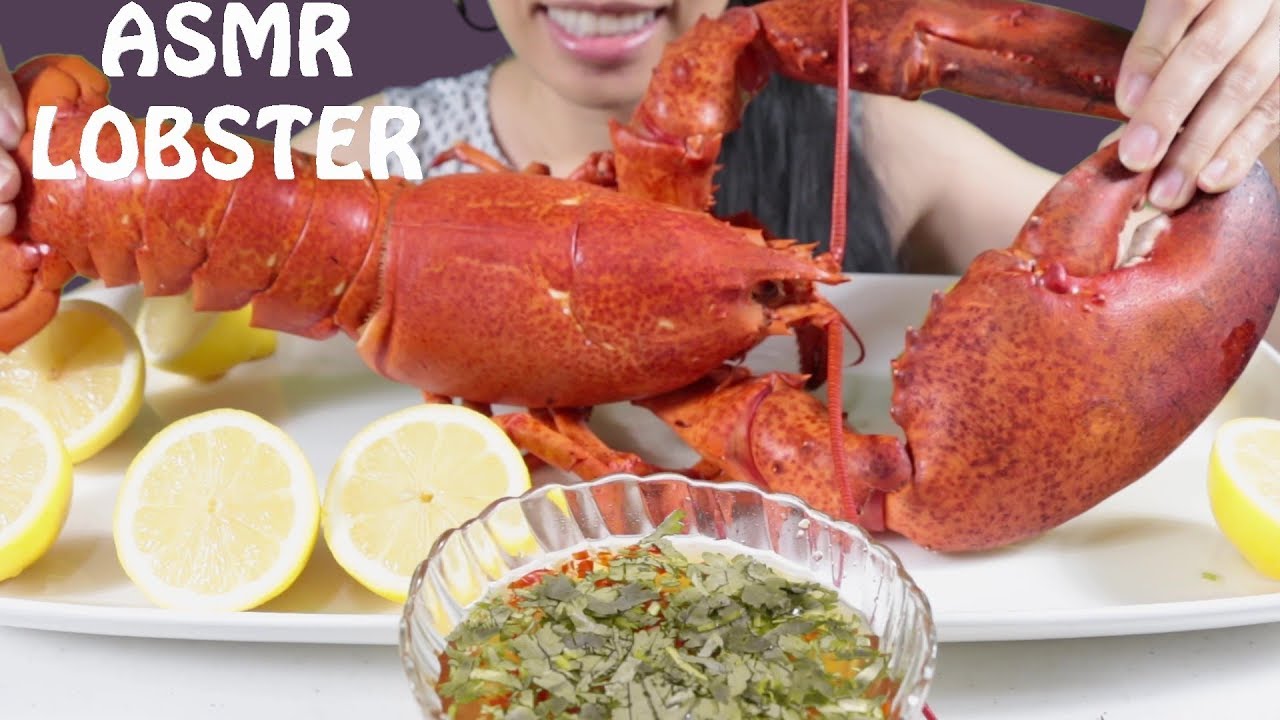 ASMR Eating Lobster l Thank you for 1K!| 1000 SUBSCRIBER l Real Eating Sounds