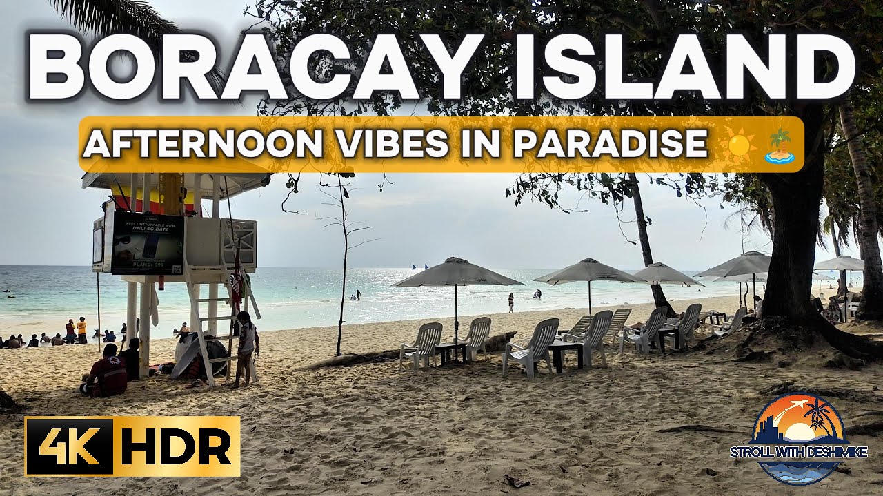 Discover the Beauty of Boracay 🏝️ | 🌅 Afternoon Beach Walk & Island Vibes on Walk
