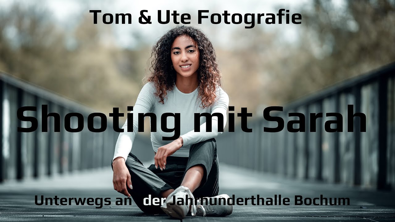Portrait Outdoor Shooting mit Sarah an der Jahrhunderthalle Bochum