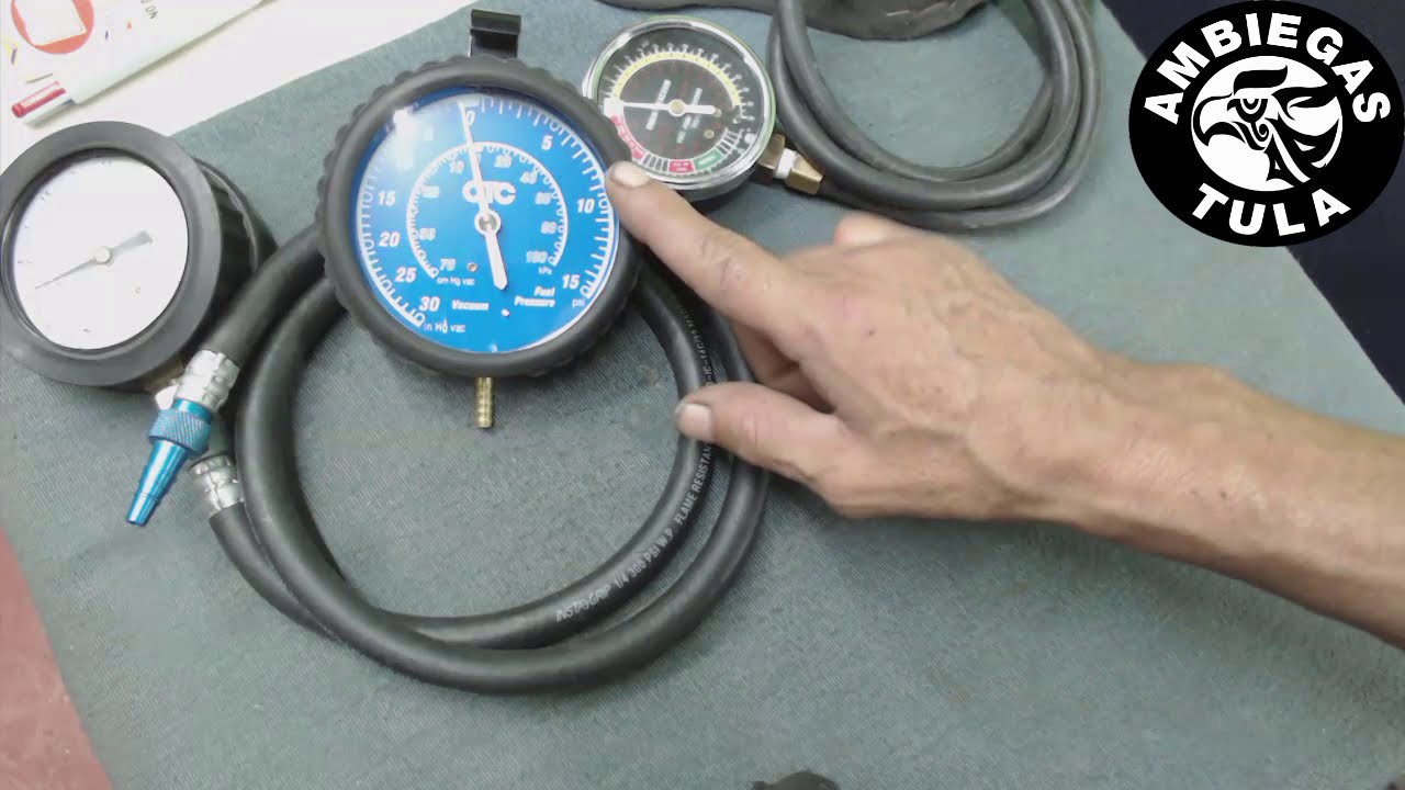 Vacuómetro medidor de diferencial de presión en el motor