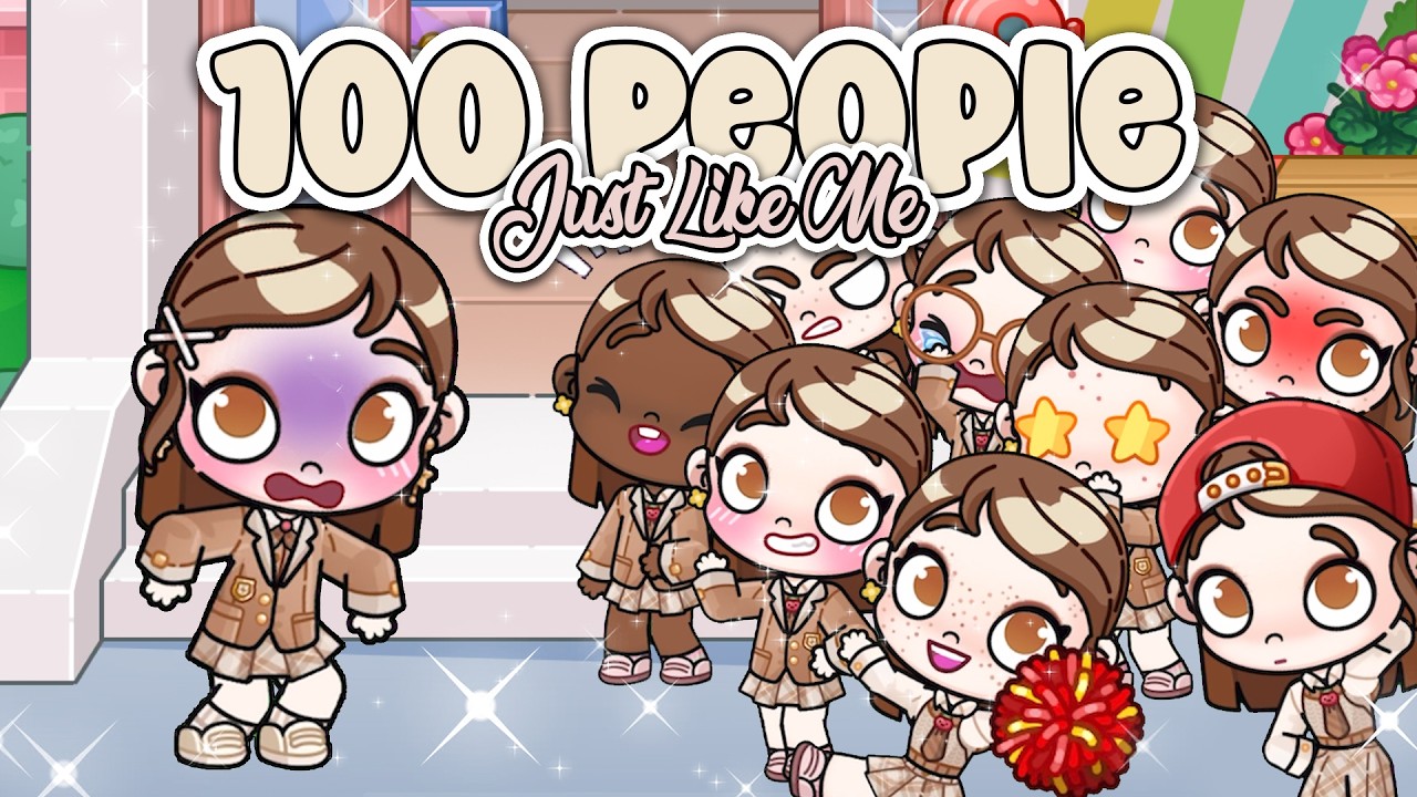 I Met 100 People Who Look Exactly Like Me! 😱✨ | Avatar World