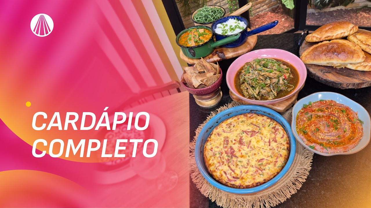 OMELETE DE FORNO | HOMUS DE FEIJÃO ROXO | CALZONE DE BANANA COM DOCE DE LEITE | Sabor de Vida
