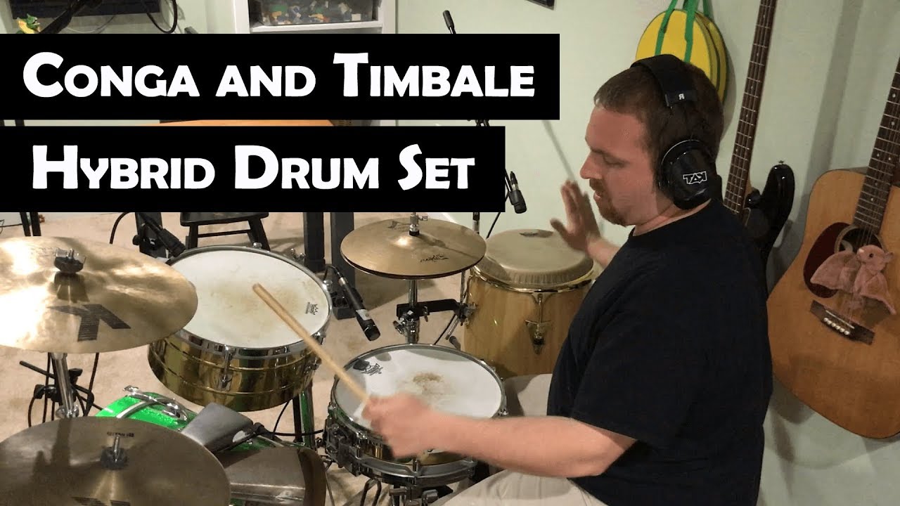 Conga and Timbale Hybrid Drum Set [Tito Puente Tribute]