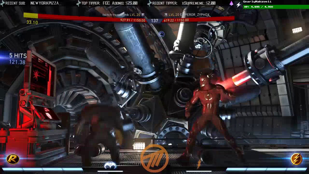Injustice 2 - REO (Robin) VS Zyphox (Flash) Online Matches