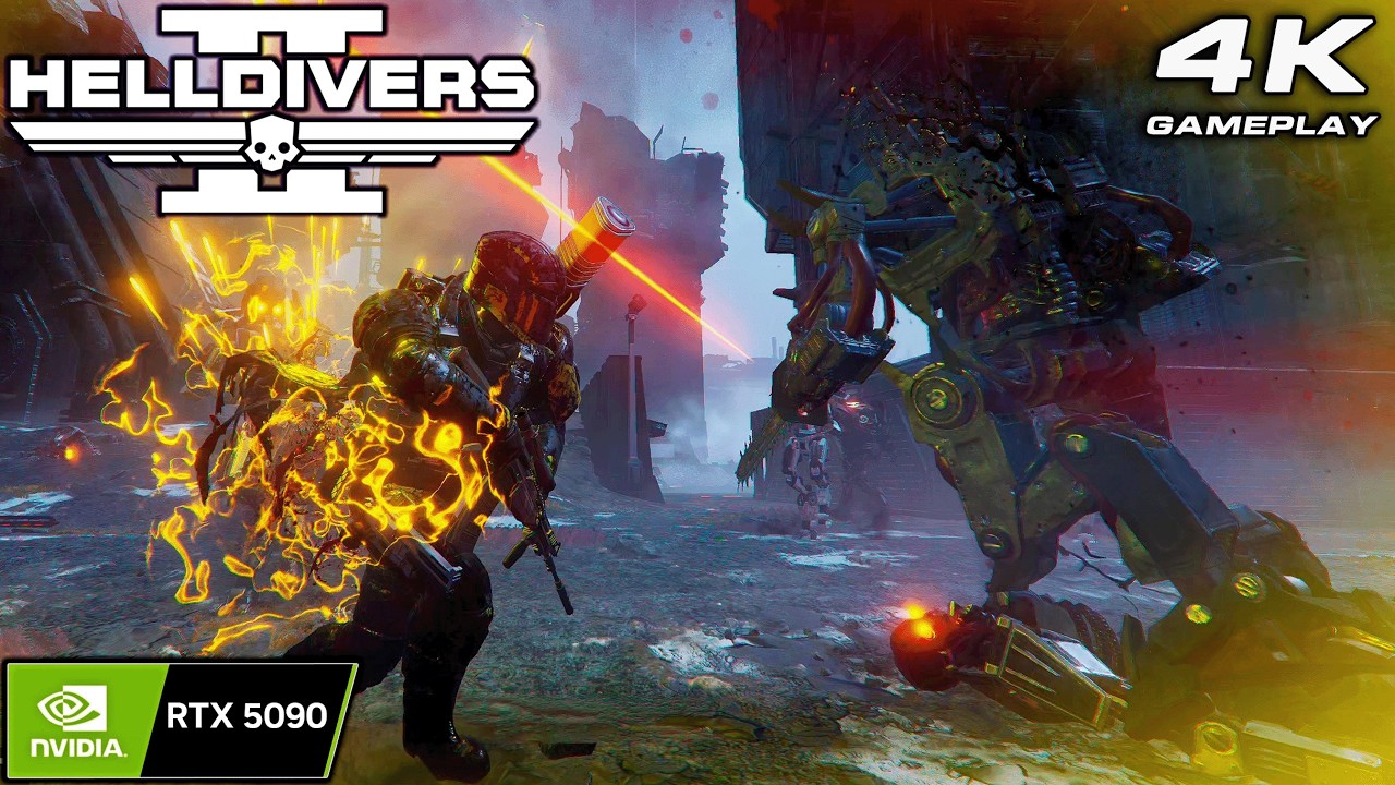 Helldivers 2: 4K Gameplay No Commentary ULTRA Settings | RTX 5090 P1137