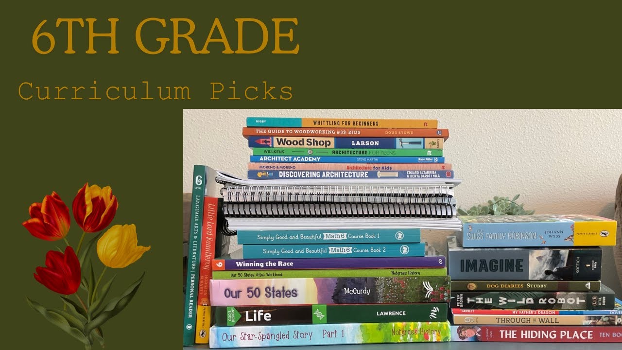 6th grade Homeschool Curriculum Picks 2024/2025 School Year