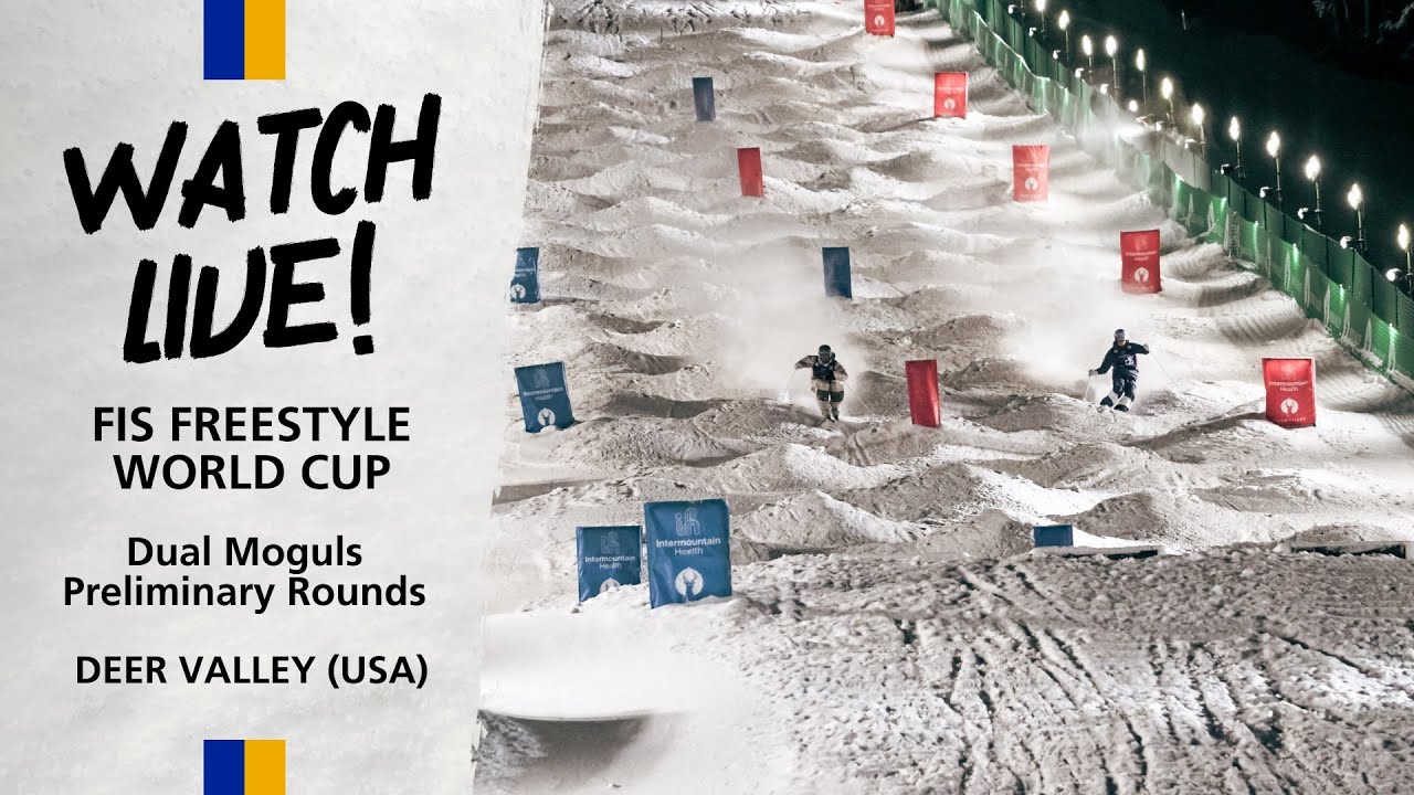 LIVE | Deer Valley - Preliminary Rounds - Dual Moguls | FIS Freestyle Skiing