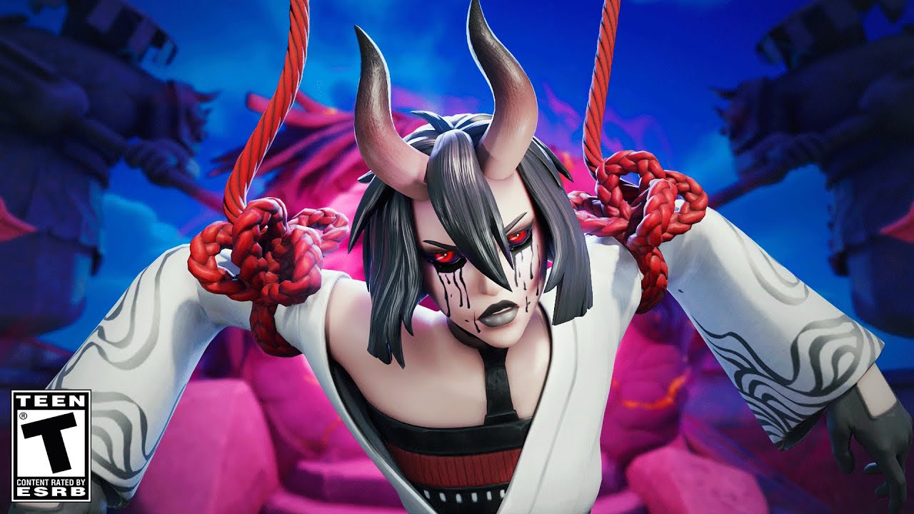 How The NIGHT ROSE Became a DEMON - A Warrior's Origin Story.... ( Fortnite CH6)