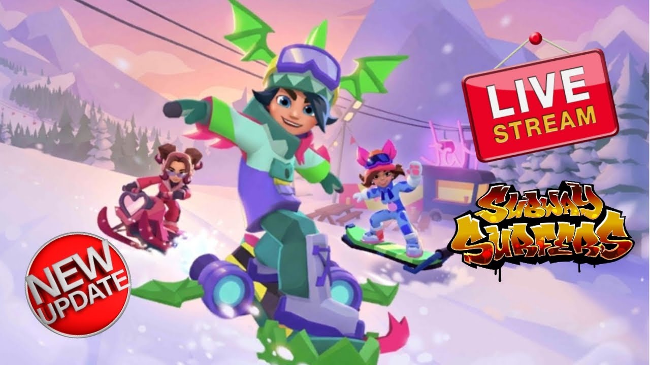 Subway Surfers Live Stream 🔴 | Non-Stop Run & High Score Challenge