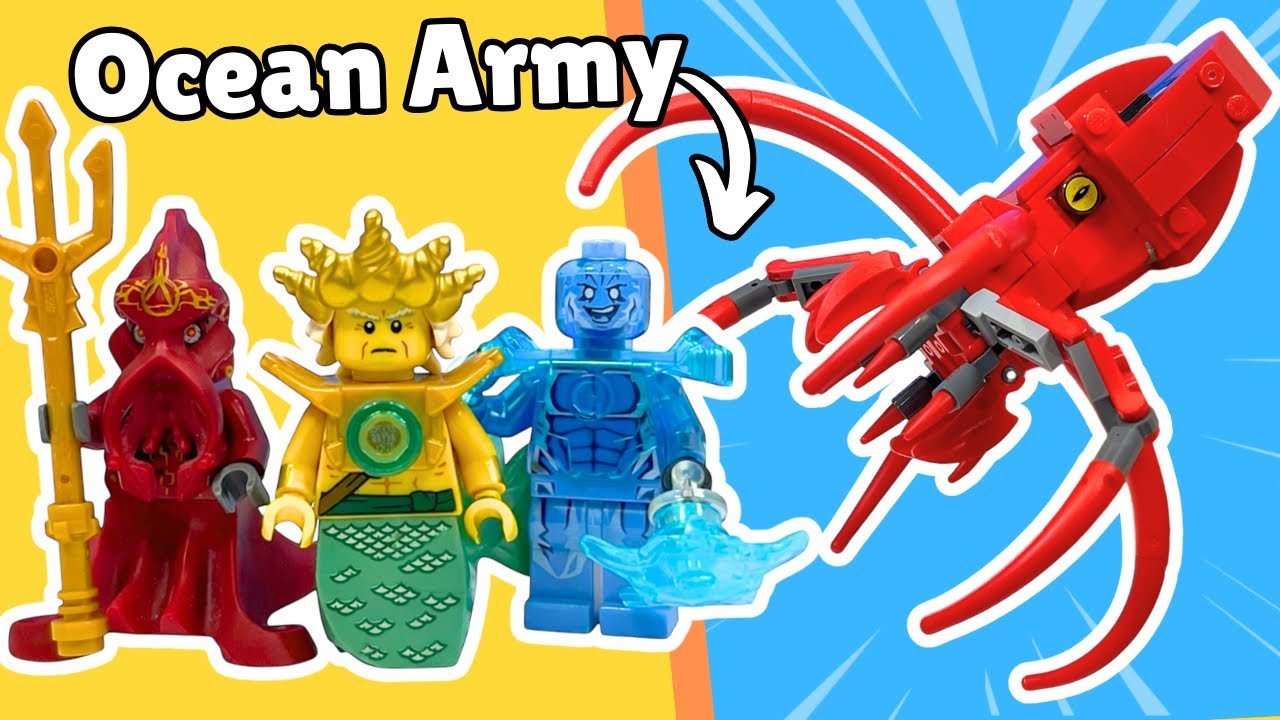 Я создал эту эпическую океанскую армию из LEGO.