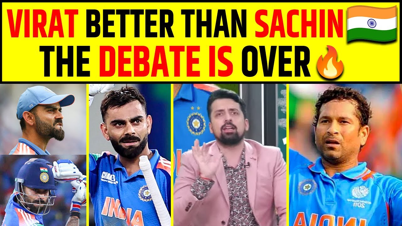 VIRAT KOHLI BETTER THAN SACHIN TENDULKAR || THE DEBATE IS OVER 🔥 #viratkohli #sachin #indvsaus