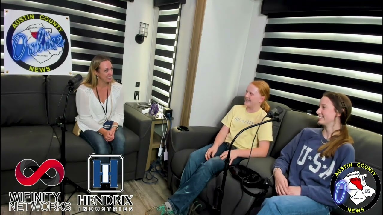 Andy & Emma With Austin County 4-H Interview - 2023 Austin County Fair