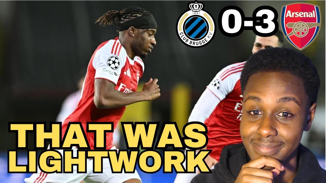 EASIEST GAME OF THE SEASON | CLUB BRUGGE 0-3 ARSENAL | UCL MATCH REACTION
