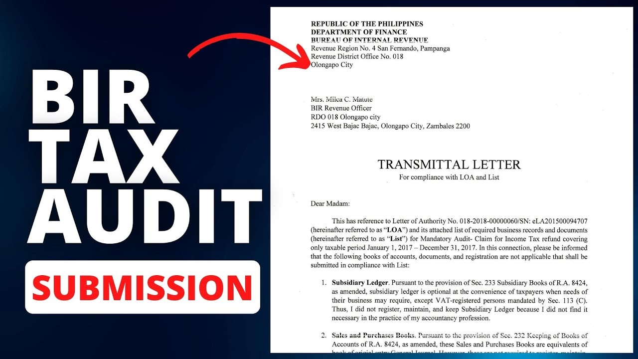 How to SUBMIT Books and Records to BIR Audit Investigation 🤔