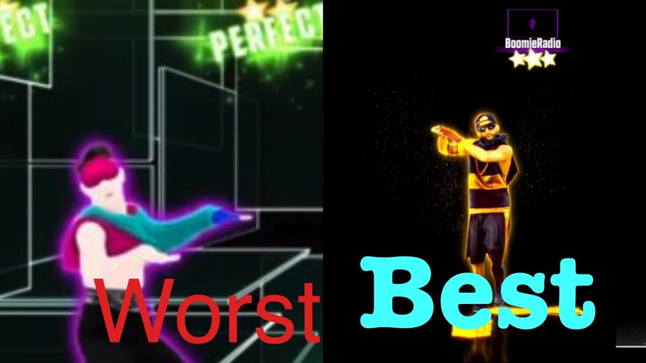 Ranking all just dance extremes from worst to best