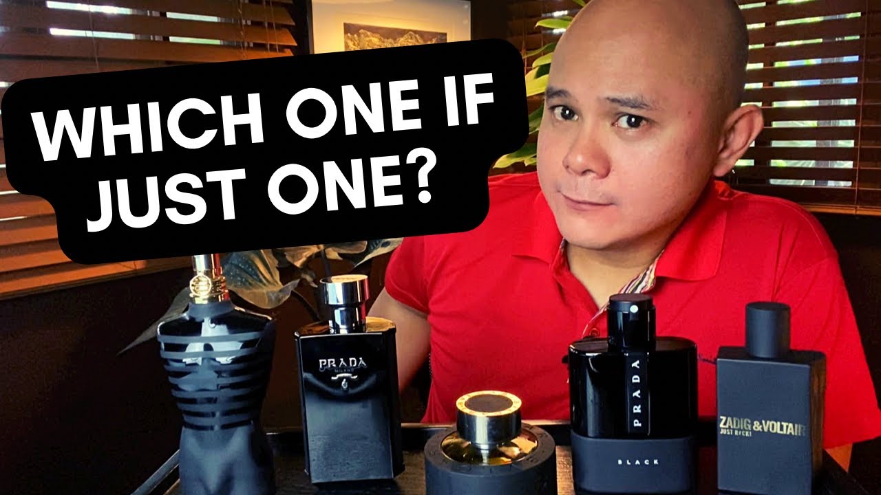 BVLGARI BLACK VS PRADA LUNA ROSSA BLACK VS L’HOMME INTENSE VS ZADIG JUST ROCK VS LE MÂLE PARFUM