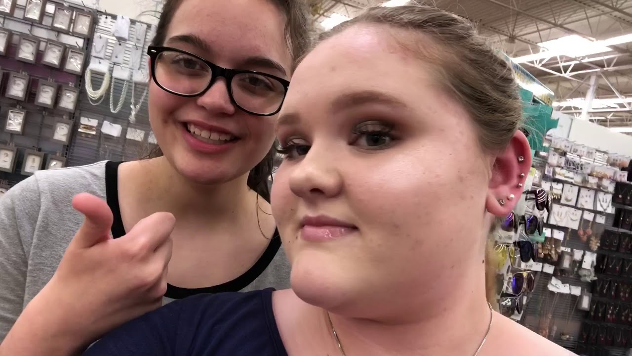 Getting my ears pierced at Walmart!!!