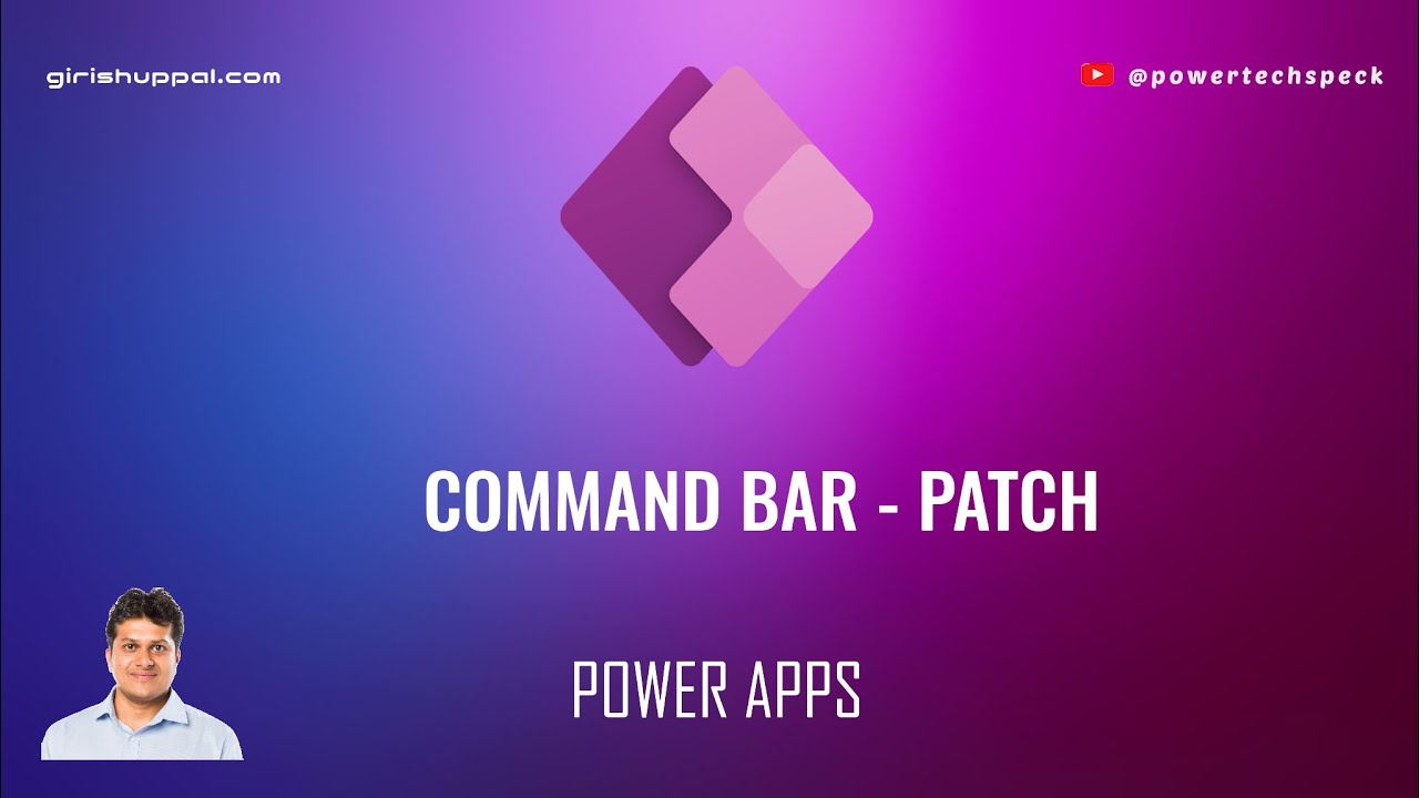 Command Bar Power Apps - Patch Command