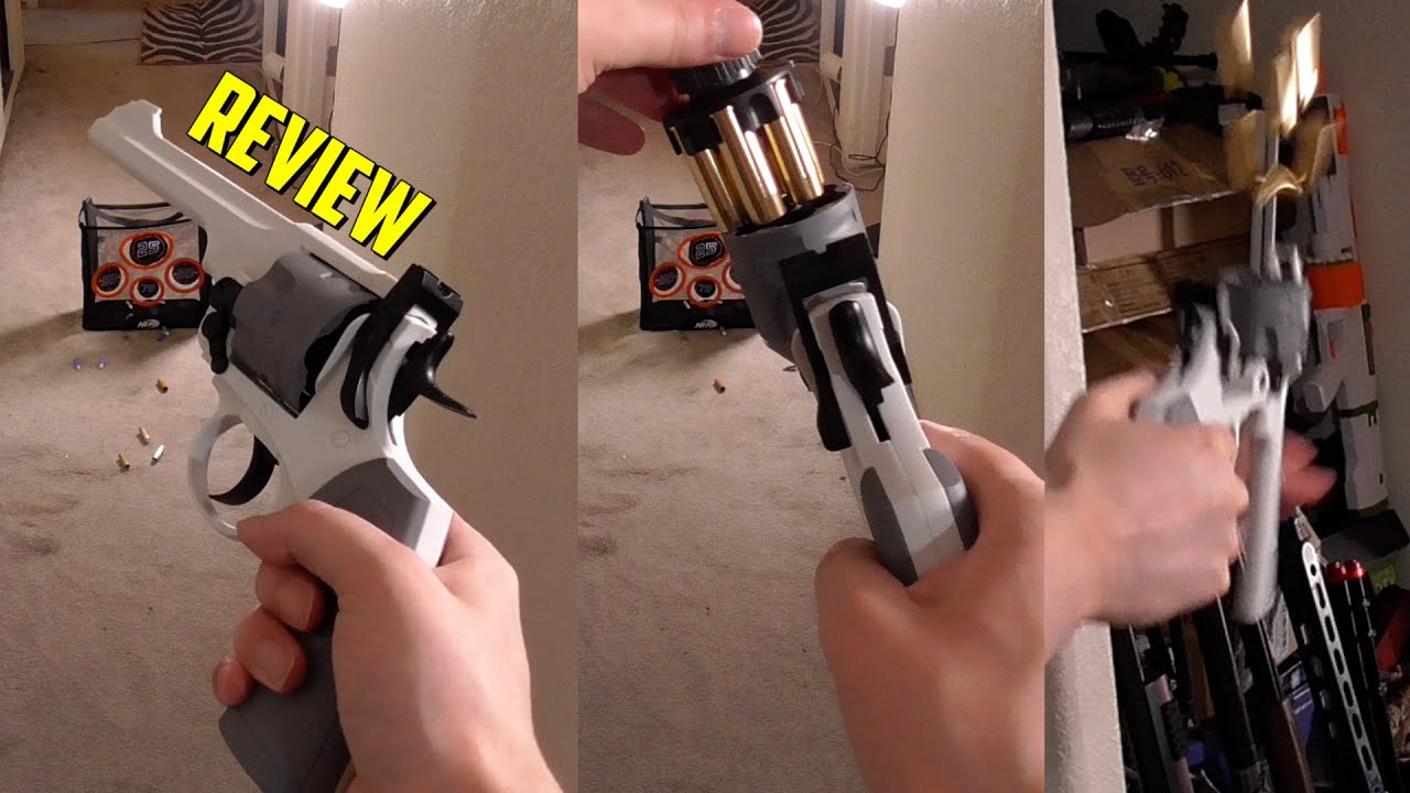 Nerf Shell Ejecting Webley Revolver Review