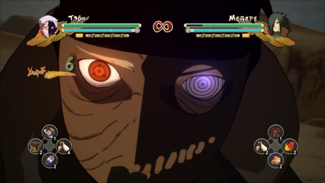 NARUTO Storm 3 Full Burst Obito(Zetsu) Vs Madara(the Six Paths) Mod