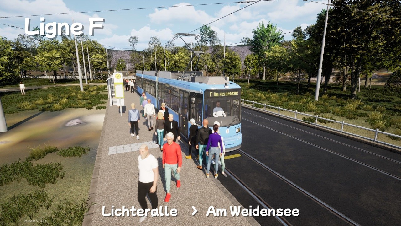 City Transport Simulator- Saison 3 - Ligne F R2.2B _ LICHTERALLE----AM WEIDENSEE