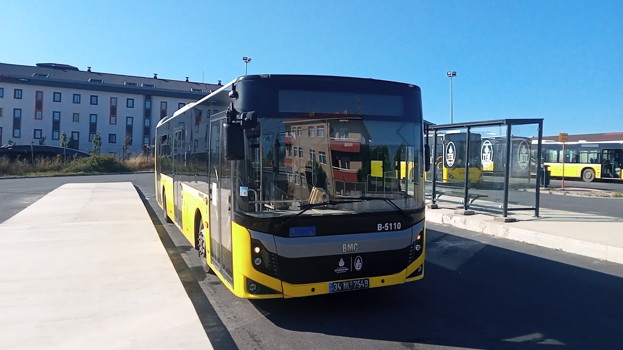 İstanbul'da 36Y ile Taşoluk Peronlar - Mahmutbey Metro Arası Otobüsle Seyahat
