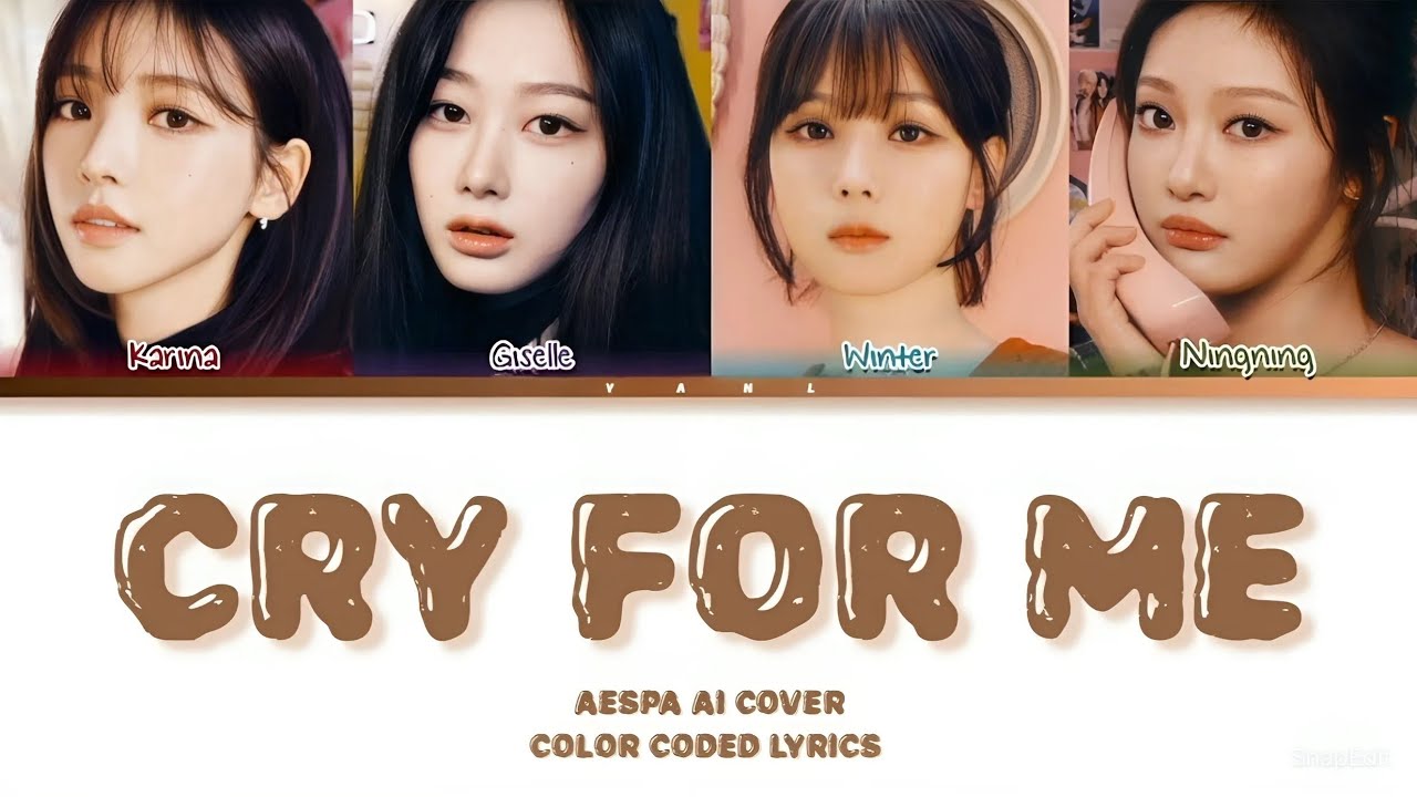 [aespa AI COVER] CRY FOR ME (by TWICE )||COLOR CODED LYRICS