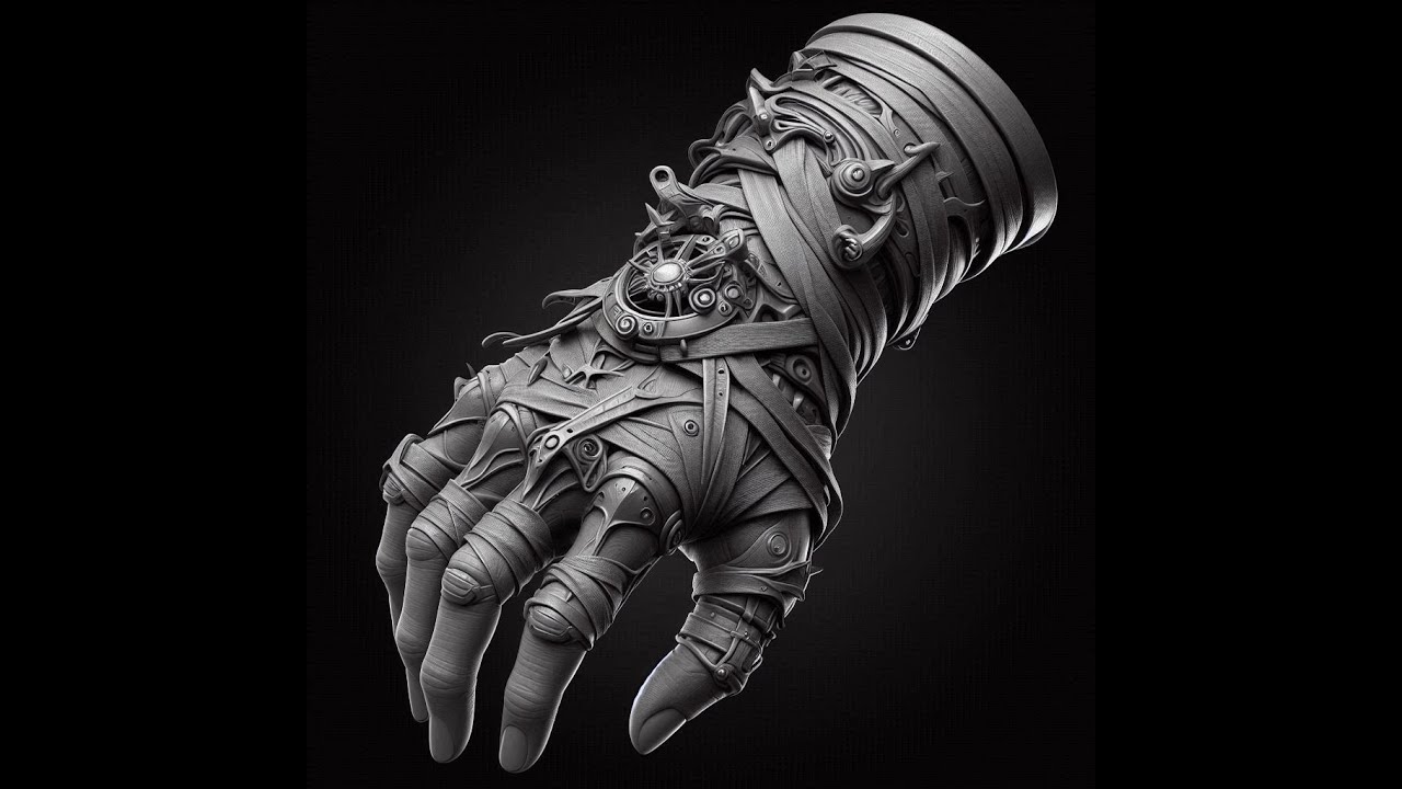 Easy Hand sculpting in Zbrush speed modeling part 1
