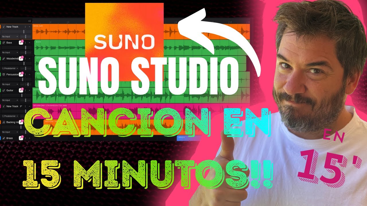 Compuse una CANCIÓN COMPLETA en 15 minutos con SUNO STUDIO y el resultado es BRUTAL