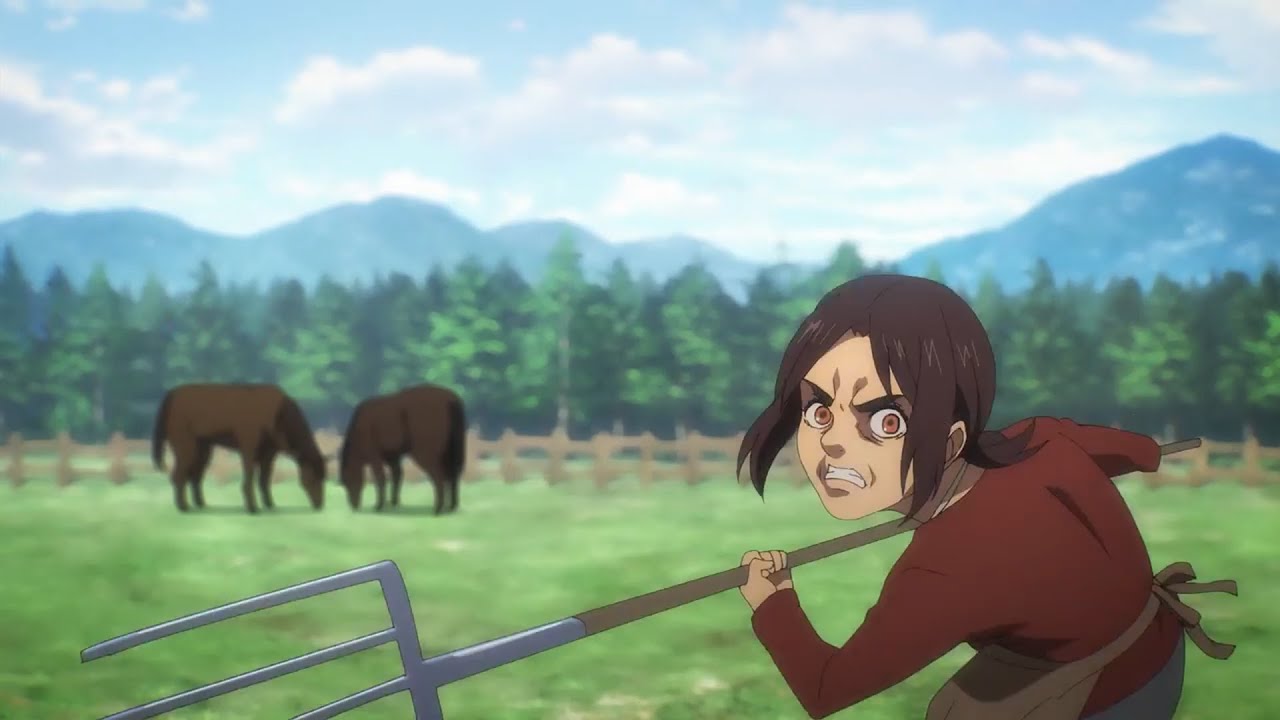 | Gabi Attacks Kaya | Attack on Titan Season 4 HD