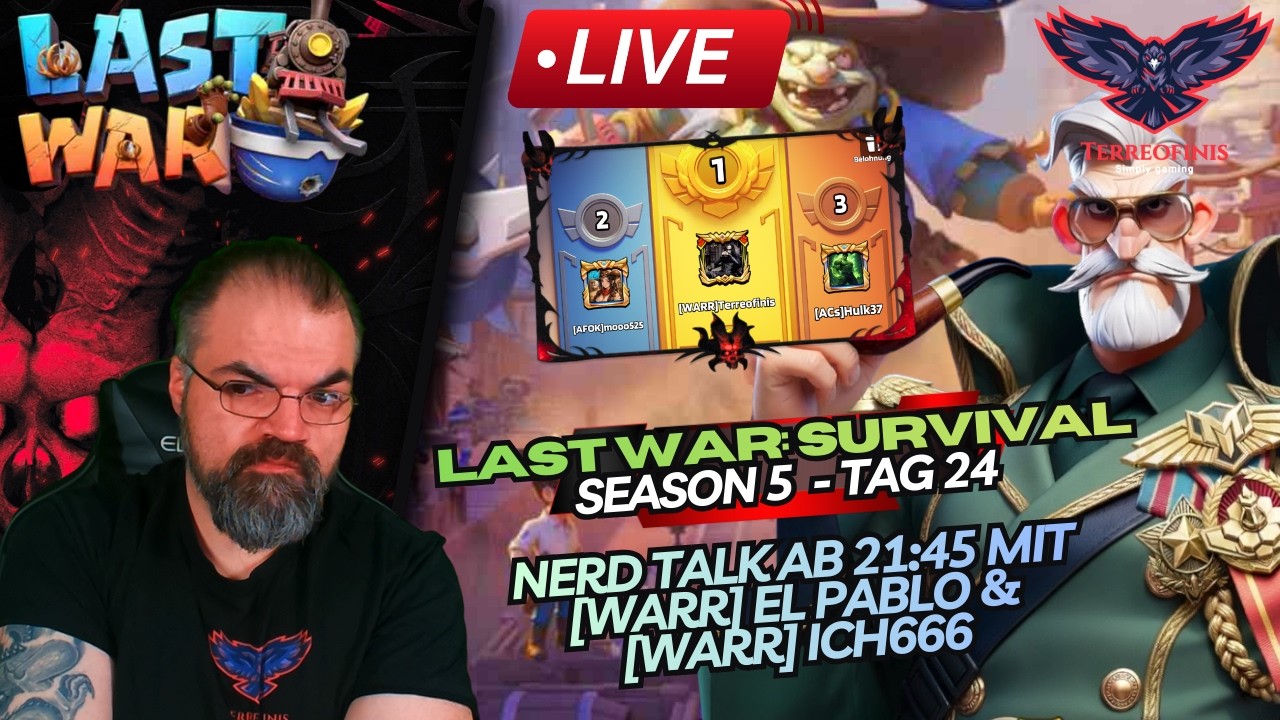 LIVESTREAM:  SEASON 5 - TAG 24 ►►► just chatting & relaxing! | LAST WAR: SURVIVAL