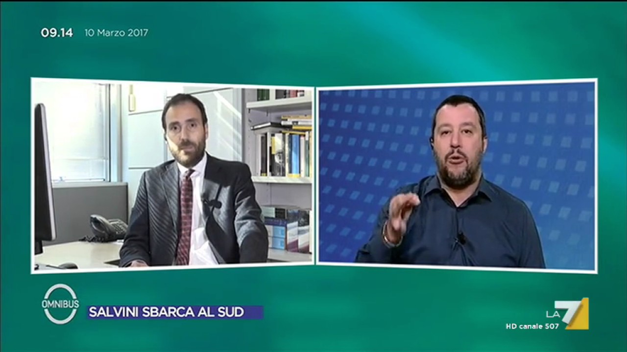 Salvini contro Cappellini: Non dire fesserie, la Lega non ha mai scritto 'forza Etna'. Cerca su ...