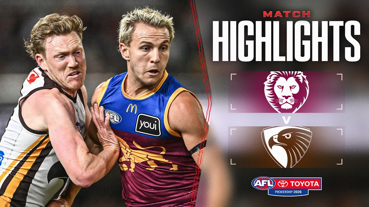 Brisbane Lions v Hawthorn Highlights | Round 22, 2026 | AFL