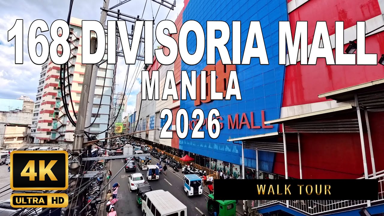 168 DIVISORIA MALL 2026 🇵🇭 | Divisoria Manila’s Best Bargain Shopping | Walk Tour 4K HDR