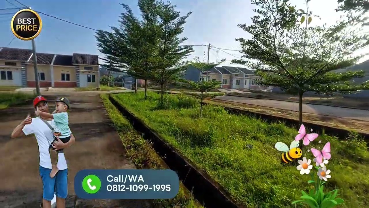 Rumah subsidi double dinding, cicilan flat, Dp 2jt di GRIYA CILEUNGSI 8.