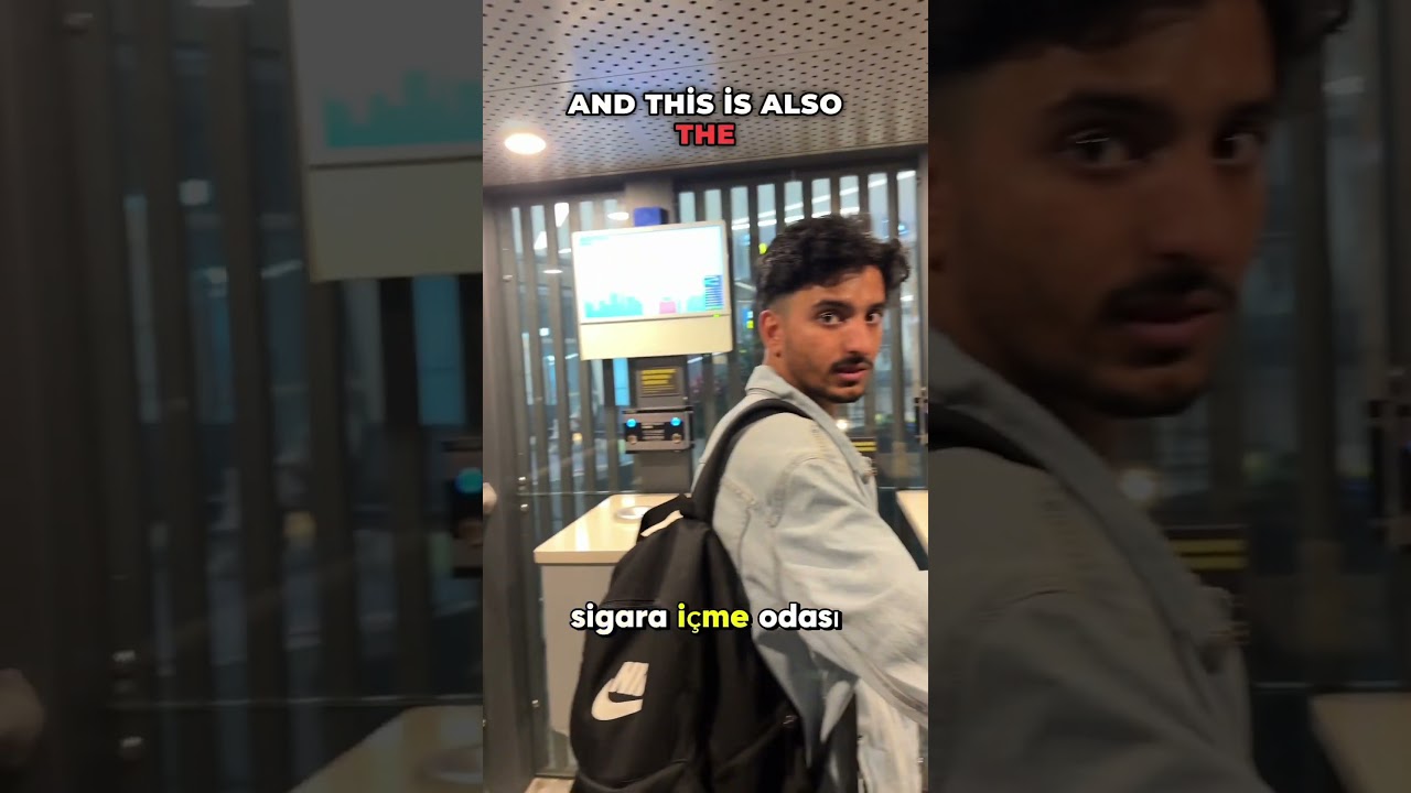 &Ccedil;in&rsquo;de Ki bir Havalimanin sigara icme Alani