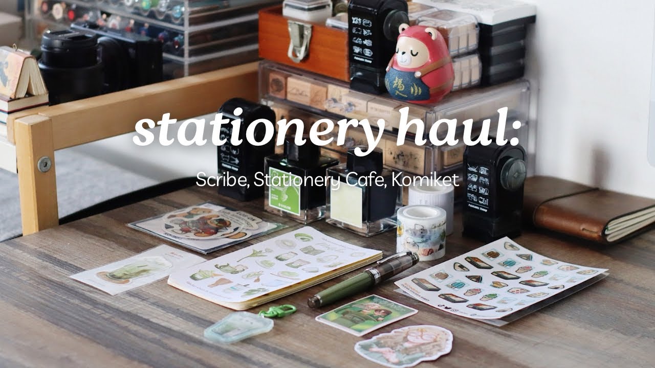 2024 Stationery Haul: Scribe, Komiket and StationeryCafe