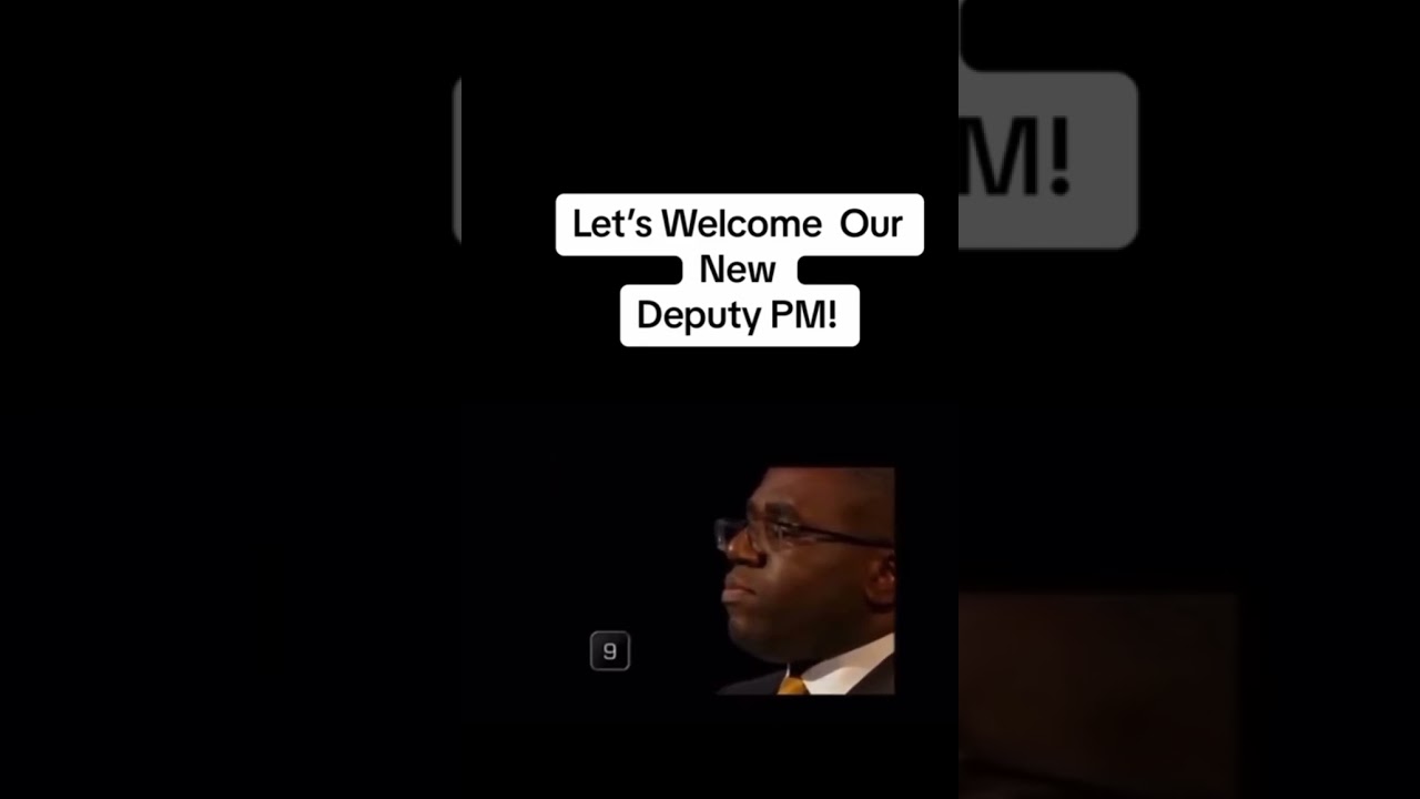 Britain's new deputy pm David Lammy does mastermind 👀🙈🤣