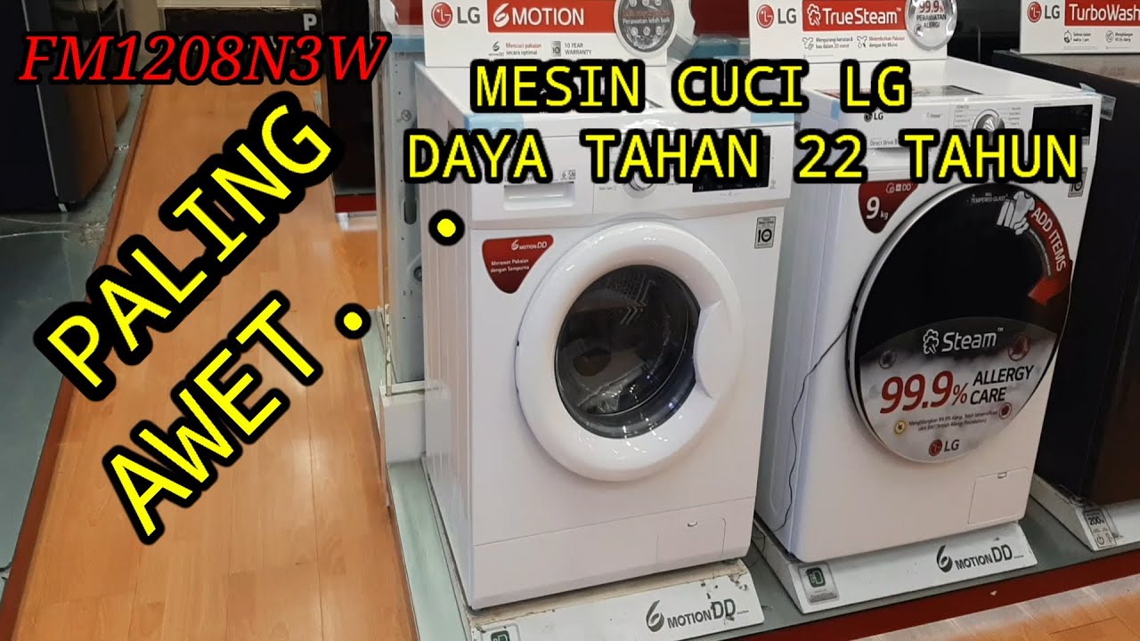 REVIEW MESIN CUCI LG FRONT LOADING FM1208N3W