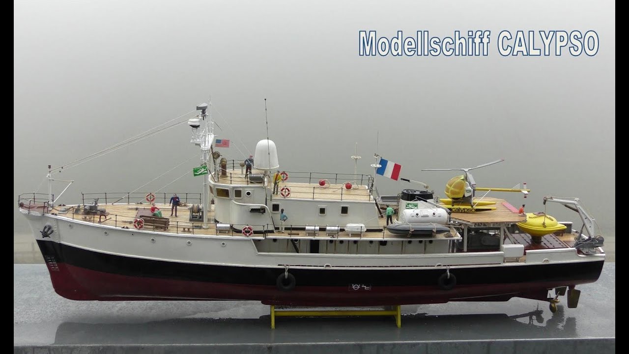 Modellschiff CALYPSO