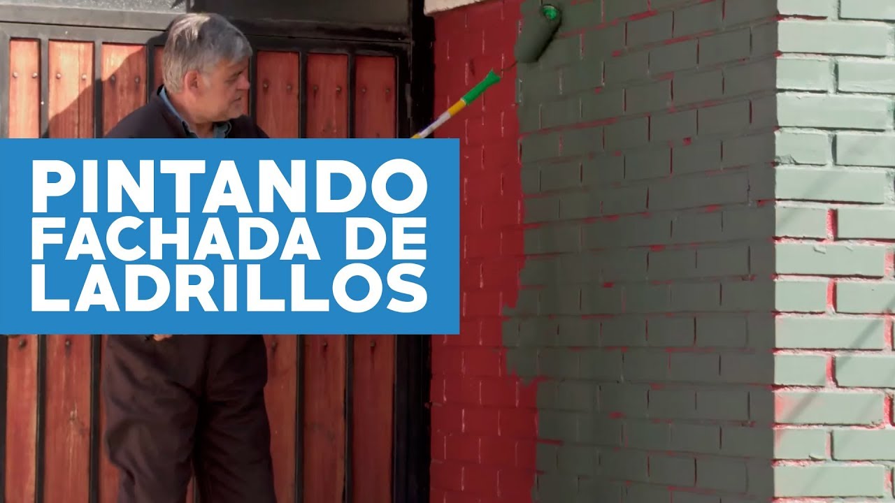 Cómo pintar la fachada de ladrillos de una casa