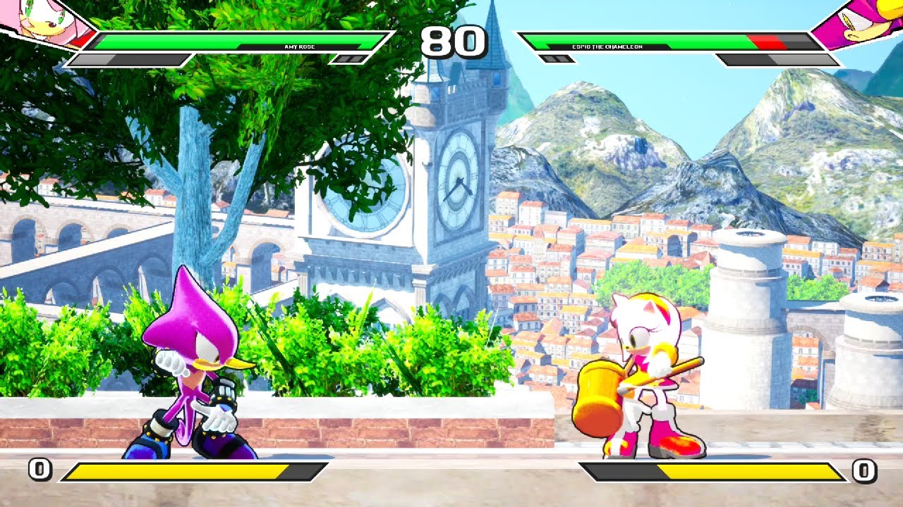 AMY vs ESPIO (Hardest Difficulty) Sonic Smackdown -PC