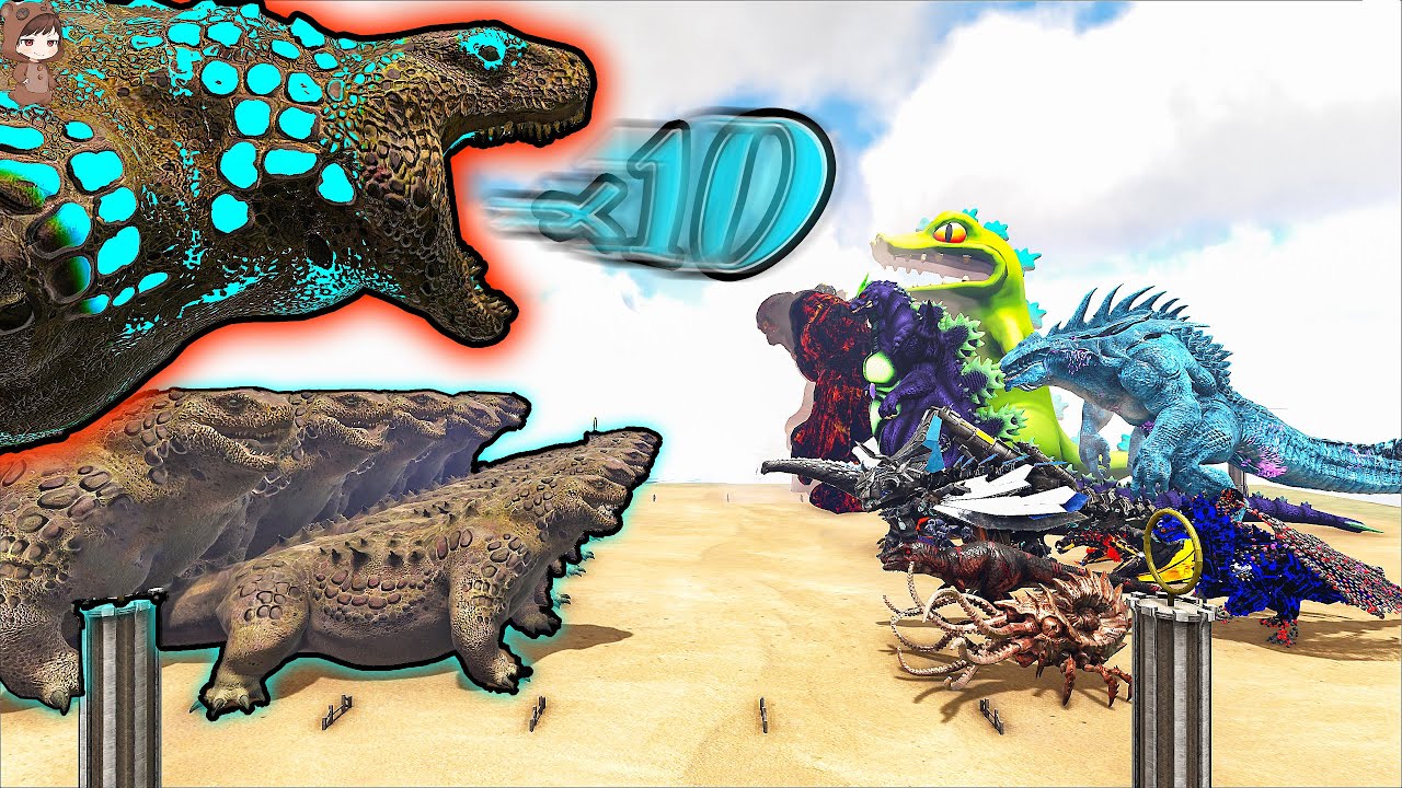 10 Titanus Doug VS Mod Dinosaurs | ARK Mod Battle Ep.362