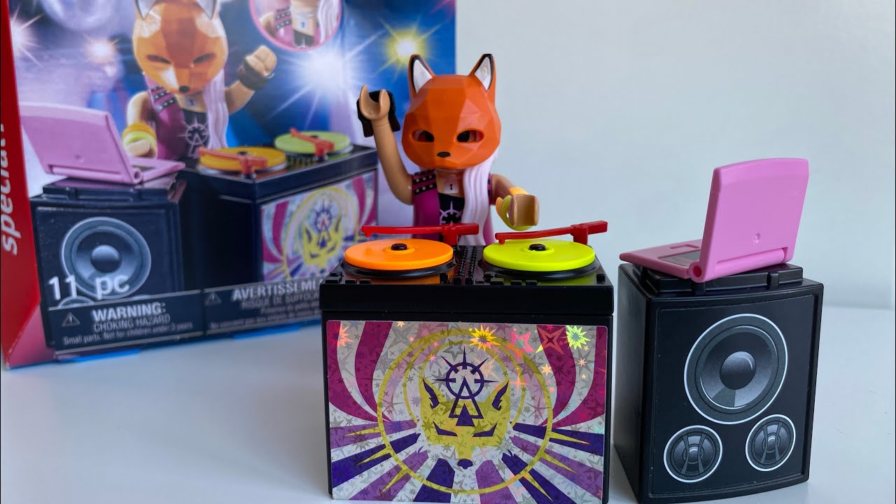 70882 Playmobil Dj Con mesa de mezclas