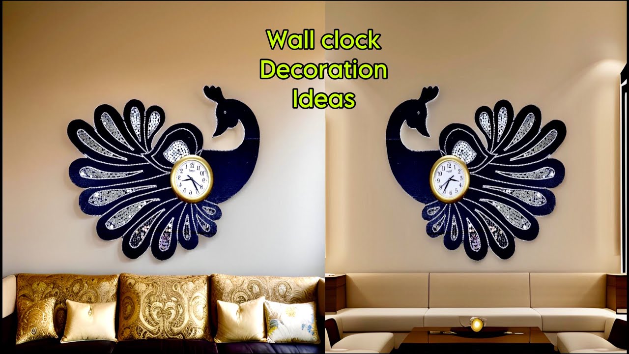 💕DIY Giant Wall Clock Makeover - Luxury Decor Ideas | Diy | Fashion pixies💕
