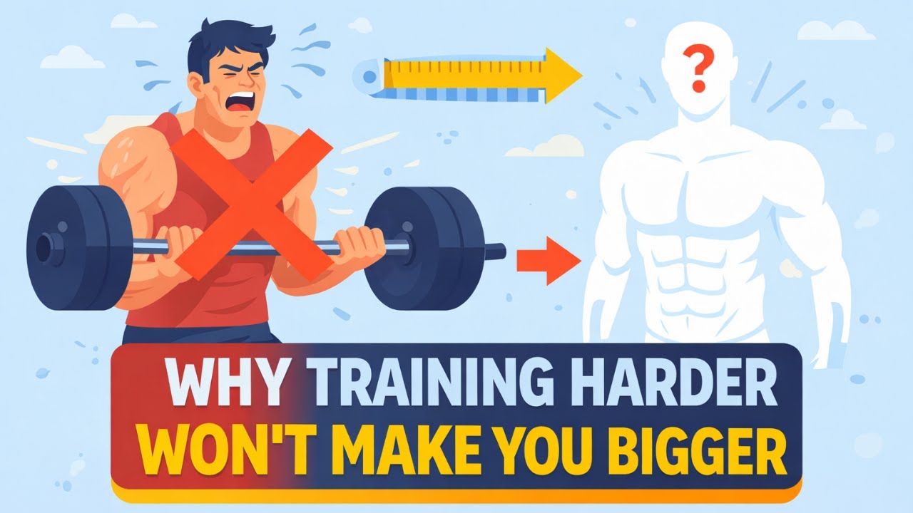 Why Training HARDER Won’t Make You Bigger ! ( Here The Solutions ! )