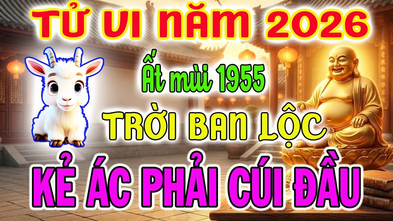 Tử vi tuổi Ất Mùi 1955 năm 2026: Trời Cho Lộc Lớn, Kẻ Từng Khinh Thường Nay Phải Cúi Đầu
